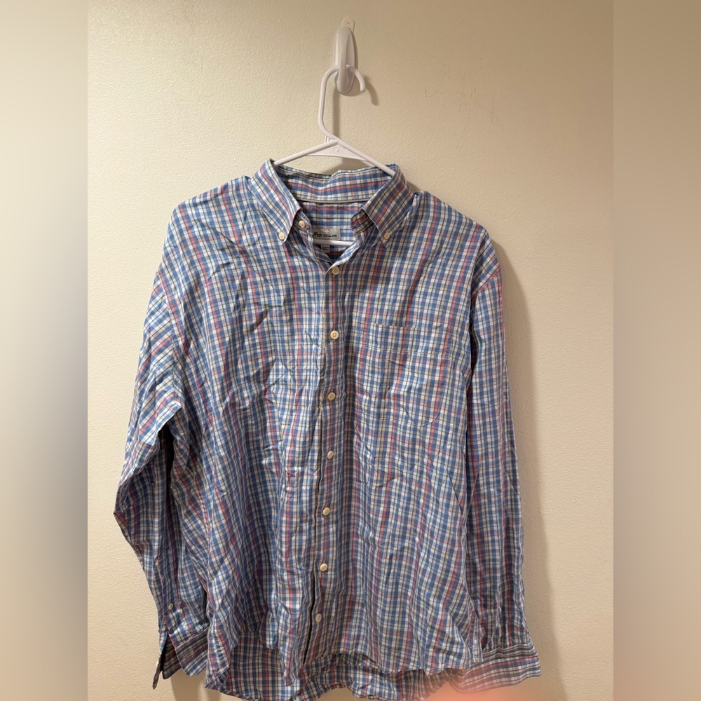 Peter Millar Multicolor Plaid Button Down Shirt